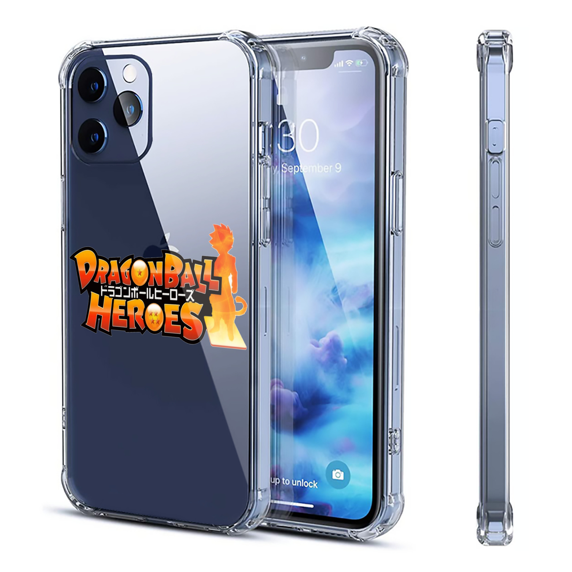 （画像用） ドラゴンボール DRAGON BALL 【iPhone 12シリーズ対応】透明スマホケース（クリアソフトケース）